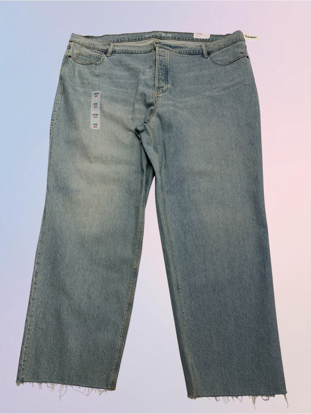 OLD NAVY Women’s 24 SLOUCHY STRAIGHT Blue Jeans